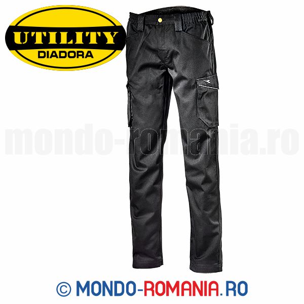 Pantaloni Diadora pentru sezonul rece - Pantaloni DIADORA    STAFF Winter Black 